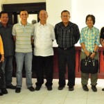 1	Governor Palma is flanked by TVIRD’s VP Jake Foronda and GM Ely Valmores (left and right, respectively) as well as other key officers of the company.