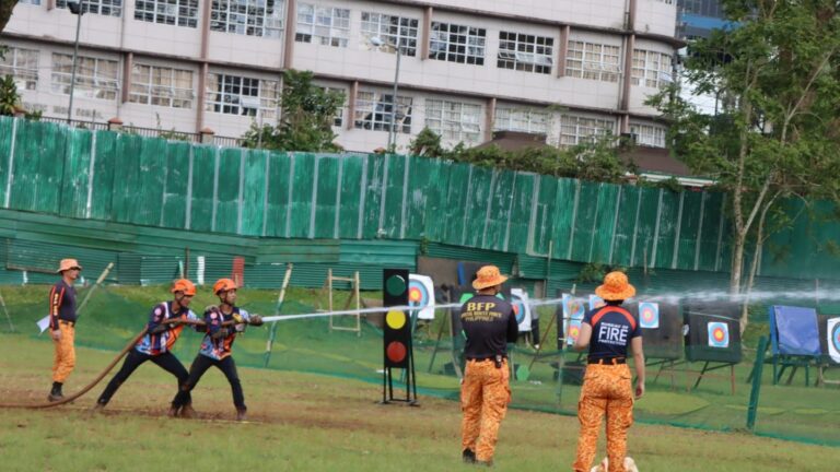 The Balabag Project ERT shows their strength and precision in the fire brigade competition – one that led to the team’s second consecutive championship.