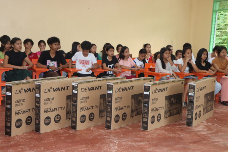 Students of Depase National High School now have access to brand-new televisions designed to enhance and modernize their classrooms.