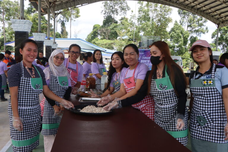 Participants enjoy a cooking activity in TVIRD’s Balabag Project during the celebration of Women’s Month – which helped developed their home-based culinary and livelihood skills.