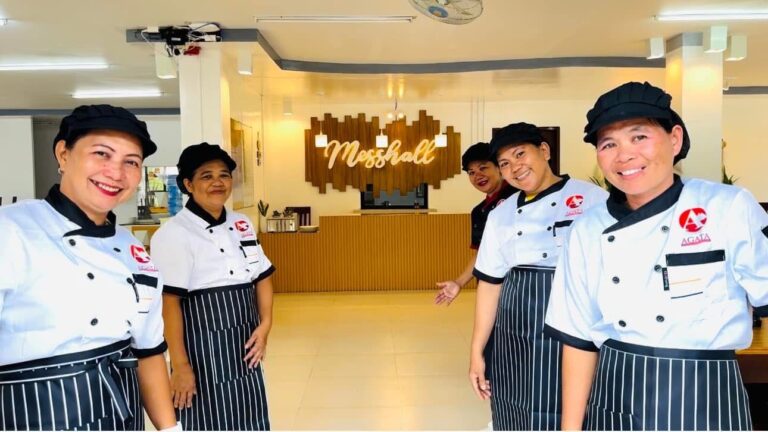 The Agata Hospitality team. Always ready to serve as the Agata shifts from mining operations into an ecotourism destination.