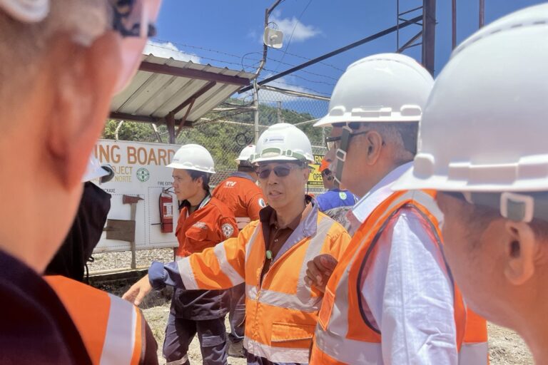 TVIRD Group Security Director Edgardo Amores gave a brief explanation of Greenstone’s protocols and measures within the Siana Project’s secured perimeter.