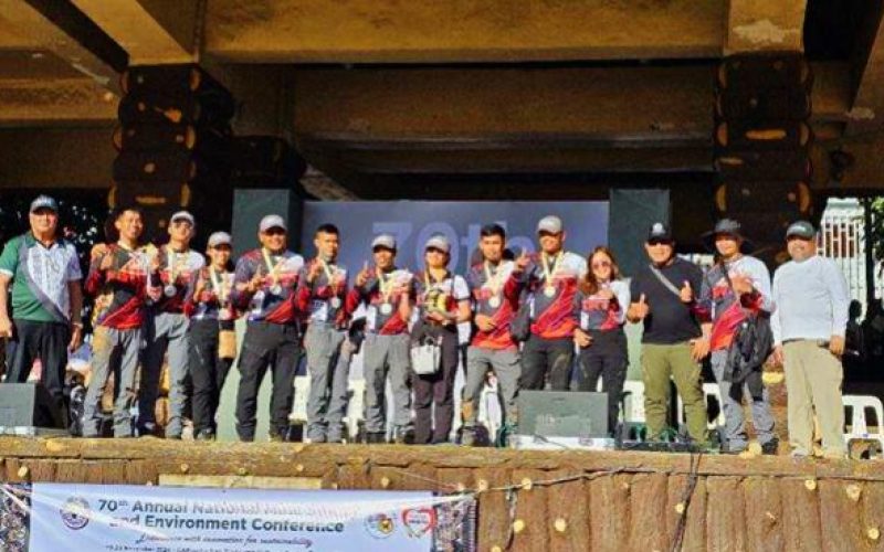 One Balabag Team: proudly displaying their well-earned awards, the Balabag Emergency Response Team was hailed champion of this year’s National Safety Competition.