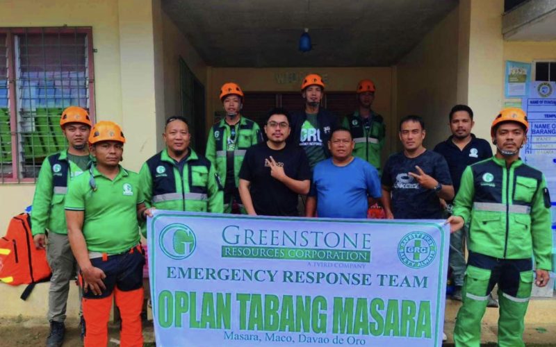 Greenstone’s Emergency Response Team responds to the call for help in the aftermath of the Masara landslide incident.